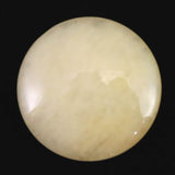 H&E社 サチャロカイエロー アゼツライト　45mmソーサー 証明書付 23.3g (ID:80037)