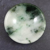 ミャンマー産 グリーン翡翠 ヒスイ 59mm小皿 39.9g (ID:80038)