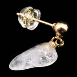 ロシア産 フェナカイト 11mmタンブル ピアス 1.58g (ID:80057)