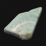 糸魚川翡翠 小滝産 薄緑  46mmタンブル ディレクトリカード付 22.7g (ID:80109)