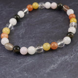 H&E社 フェナカイト アセンション (AZOZEO)  6mm玉ブレスレット 証明書付 10.1g (ID:80389)