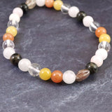 H&E社 フェナカイト アセンション (AZOZEO)  6mm玉ブレスレット 証明書付 10.1g (ID:80389)