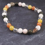 H&E社 フェナカイト アセンション (AZOZEO)  6mm玉ブレスレット 証明書付 10.1g (ID:80389)