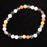 H&E社 フェナカイト アセンション (AZOZEO)  6mm玉ブレスレット 証明書付 10.1g (ID:80389)