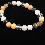 H&E社 フェナカイト アセンション (AZOZEO)  8mm玉ブレスレット 証明書付 17.1g (ID:80563)