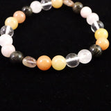 H&E社 フェナカイト アセンション (AZOZEO)  8mm玉ブレスレット 証明書付 17.1g (ID:80563)