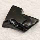 隠岐の島 黒曜石 原石 磨き ディレクトリーカード付 15.9g (ID:80899)