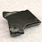 隠岐の島 黒曜石 原石 磨き ディレクトリーカード付 15.9g (ID:80899)