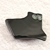 隠岐の島 黒曜石 原石 磨き ディレクトリーカード付 15.9g (ID:80899)