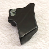 隠岐の島 黒曜石 原石 磨き ディレクトリーカード付 15.9g (ID:80899)