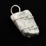 H&E社 フェナカイト(AZOZEO) ワイヤーラップ　ペンダントトップ 3.8g (ID:81105)