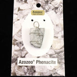 H&E社 フェナカイト(AZOZEO) ワイヤーラップ　ペンダントトップ 3.8g (ID:81105)