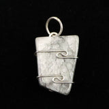 H&E社 フェナカイト(AZOZEO) ワイヤーラップ　ペンダントトップ 3.8g (ID:81105)