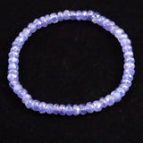 タンザナイト AA  5mm玉 ボタンカット ブレスレット  8.8g (ID:81174)