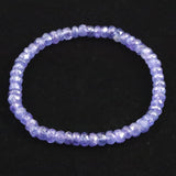 タンザナイト AA  5mm玉 ボタンカット ブレスレット  8.8g (ID:81174)