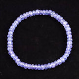タンザナイト AA  5mm玉 ボタンカット ブレスレット  8.8g (ID:81174)