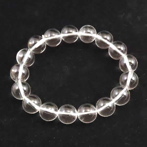 レムリアンシード 水晶 AAA 12mm玉ブレスレット 保証書付 42.4g (ID