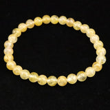 H&E社 ヒマラヤゴールド アゼツライト（AZOZEO)　6mm玉ブレスレット 証明書付 9.6g (ID:81334)
