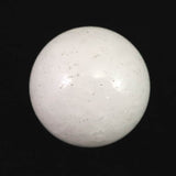 H&E社 ニュージーランドホワイトアゼツライト (AZOZEO) 25mmスフィア 証明書付 22.3g (ID:81387)