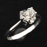 H&E社 アゼツライト(AZOZEO) 6mmハート リング 13号 証明書付 現品 (ID:81752)