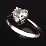 H&E社 アゼツライト(AZOZEO) 6mmハート リング 13号 証明書付 現品 (ID:81752)