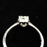 H&E社 アゼツライト(AZOZEO) 6mmハート リング 13号 証明書付 現品 (ID:81752)