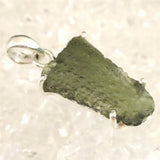 モルダバイト 原石 AAAグレード  ペンダントトップ  3.54g (ID:81848)