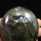 マダガスカル産 ラブラドライト 60mmパームストーン 111.4g (ID:81945)