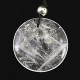 H&E社 サチャロカ アゼツライト(AZOZEO) ディスク型 コードペンダント 7.2g (ID:82012)