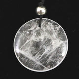 H&E社 サチャロカ アゼツライト(AZOZEO) ディスク型 コードペンダント 7.2g (ID:82012)