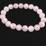 モルガナイト ピンクアクマリン 10mm玉ブレスレット 29.7g (ID:82016)