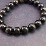 グリーンランド産 ヌーマイト STグレード 10mm玉 ブレスレット 31.9g  (ID:82179)