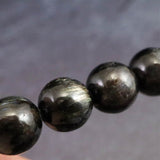 グリーンランド産 ヌーマイト STグレード 10mm玉 ブレスレット 31.9g  (ID:82179)