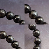 グリーンランド産 ヌーマイト STグレード 10mm玉 ブレスレット 31.9g  (ID:82179)