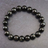 グリーンランド産 ヌーマイト STグレード 10mm玉 ブレスレット 31.9g  (ID:82179)