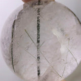 ザギマウンテンクォーツ エジリン入り 38mmスフィア 76.5g (ID:82390)