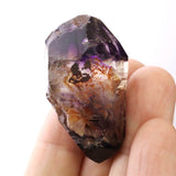 ブランドバーグ産 アメジスト エレスチャル原石 D.T. セプター 24.7g (ID:82406)