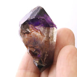 ブランドバーグ産 アメジスト エレスチャル原石 D.T. セプター 24.7g (ID:82406)