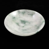ミャンマー産 グリーン翡翠 ヒスイ 60mm小皿 39.3g (ID:82498)