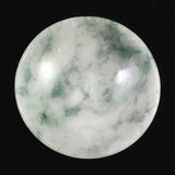 ミャンマー産 グリーン翡翠 ヒスイ 60mm小皿 39.3g (ID:82498)