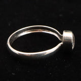 ロシア産 フェナカイト 8.2mm ペアシェイプカット リング 16号 (ID:82596)