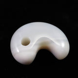 北海道 花石メノウ 瑪瑙 20mm勾玉 ディレクトリカード付 3.4g (ID:82928)