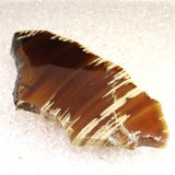 天然琥珀　スマトラ アンバー 180mm 原石スライス  90.3g (ID:83023)