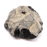 隠岐の島 黒曜石 78mm原石 ディレクトリカード付 118.7g (ID:83068)