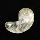 ガネーシュヒマール産 ヒマラヤ水晶  シルバールチル入り 勾玉 4.35ct (ID:83197)