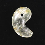 ガネーシュヒマール産 ヒマラヤ水晶  シルバールチル入り 勾玉 4.35ct (ID:83197)