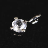 ロシア産 フェナカイト 3mmラウンド ペンダントトップ 0.21g (ID:83233)