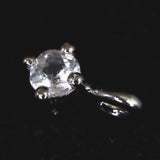 ロシア産 フェナカイト 3mmラウンド ペンダントトップ 0.21g (ID:83233)