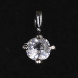 ロシア産 フェナカイト 3mmラウンド ペンダントトップ 0.21g (ID:83233)