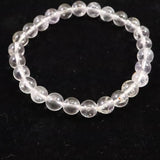 オイルインクォーツ  7mm玉ブレスレット 12.9g (ID:83427)